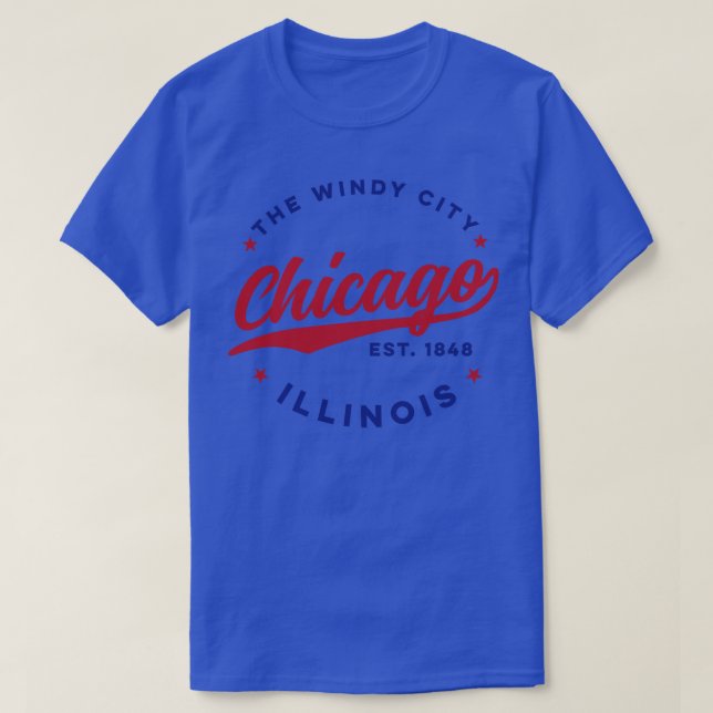 Camiseta Windy City Chicago (Diseño del anverso)