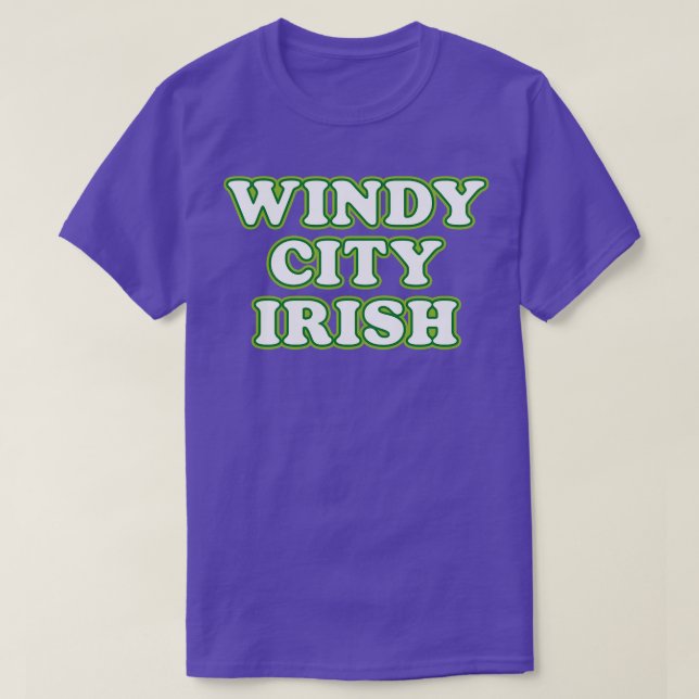 Camiseta Windy City Irish TShirt (Diseño del anverso)