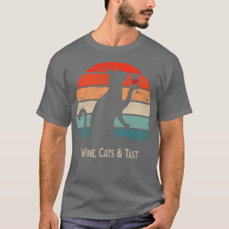 Camiseta Wine Cats Tast