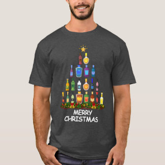 Camiseta Wine Christmasree Merry Christmas