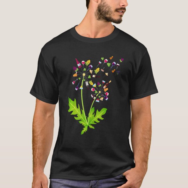 Camiseta Wine Dandelion Wine Rosee Wine Amantes Ros (Anverso)