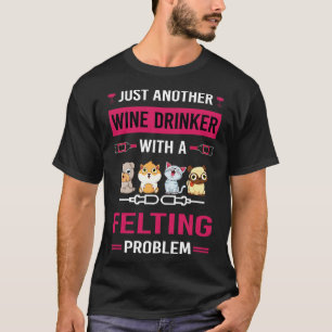 Camiseta Wine Drinker Felt Felter