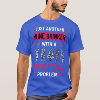 Camiseta Wine Drinker Knot Tying