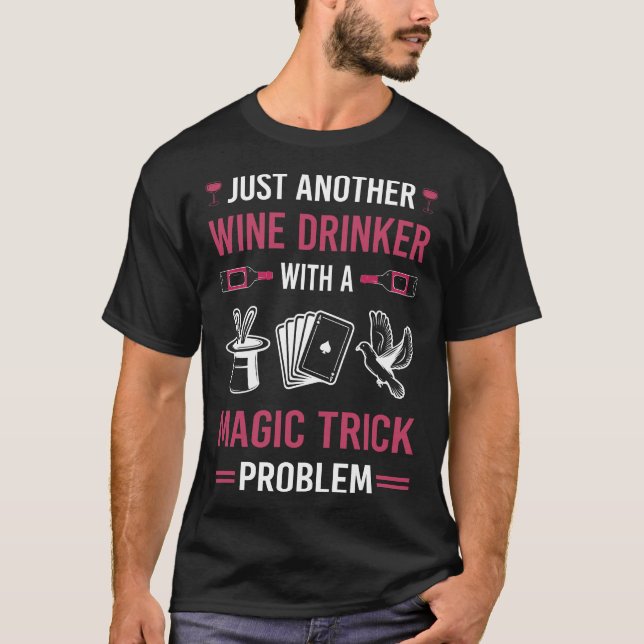 Camiseta Wine Drinker Magic (Anverso)