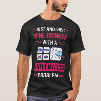 Camiseta Wine Drinker Mathematics Math