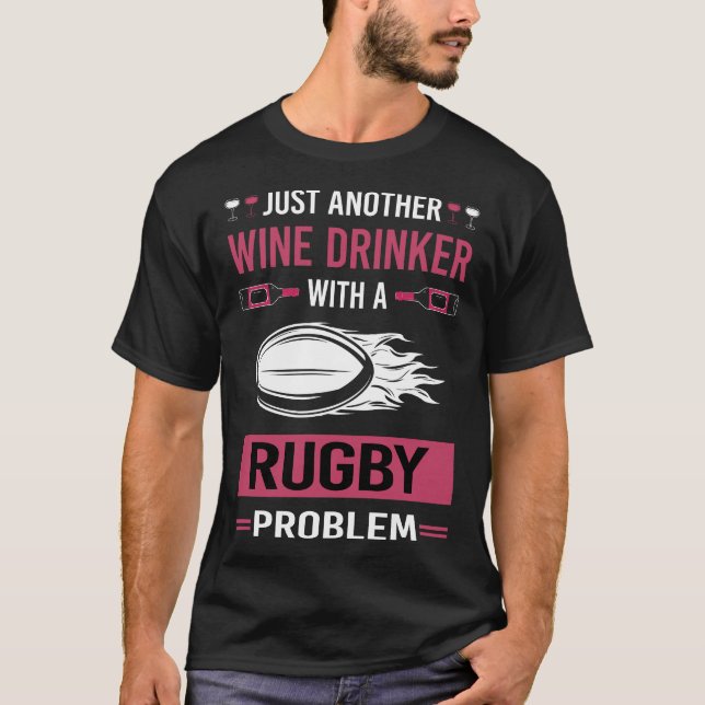 Camiseta Wine Drinker Rugby (Anverso)