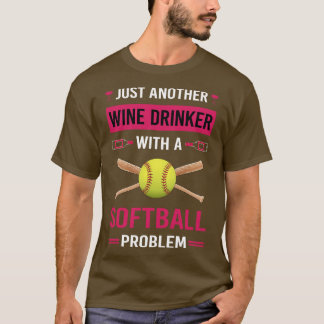 Camiseta Wine Drinker Softball