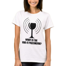 Wine-Fi Password Funny Waves WiFi de Vidrio