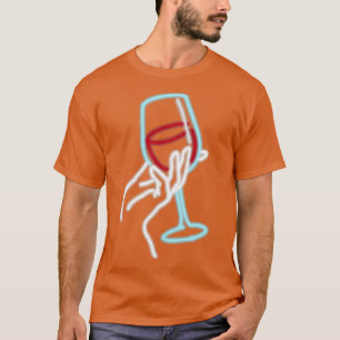 Camiseta Wine Glass Nyon