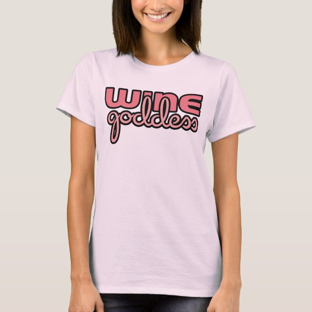 Camiseta Wine Goddess Wine (Anverso)
