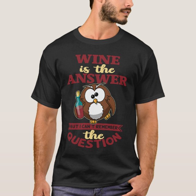 Camiseta Wine is the answer but I can't reach the question (Anverso)