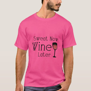 Camiseta Wine Lover Funny Gym Workout