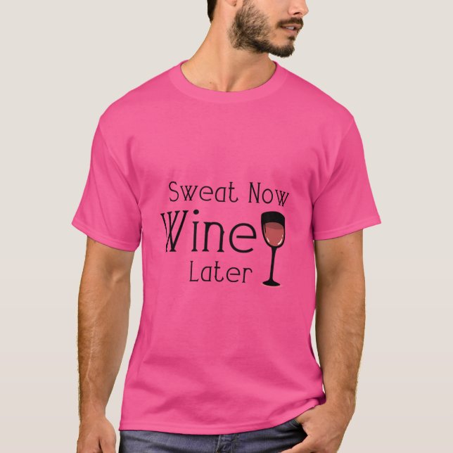 Camiseta Wine Lover Funny Gym Workout (Anverso)