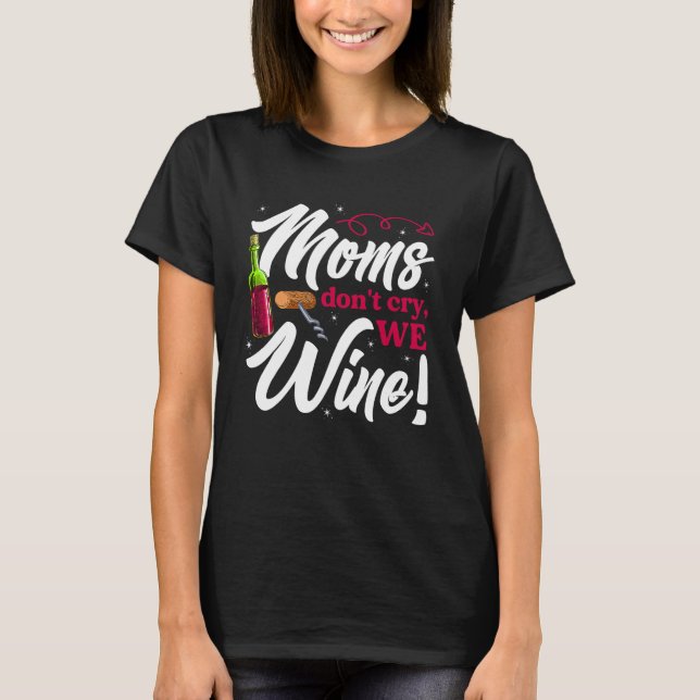 Camiseta Wine Loving Mothers Day For Mom Drinking (Anverso)