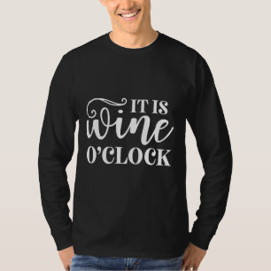 Camiseta Wine O Clock Wine Sommelier Vino Restaurant Decora