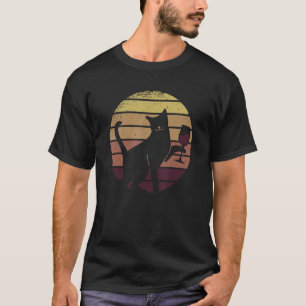 Camiseta Wine Recolectando Gato 1 de Vino Rojo