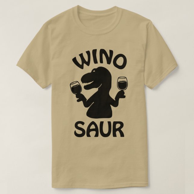 Camiseta Wine Saur (Diseño del anverso)