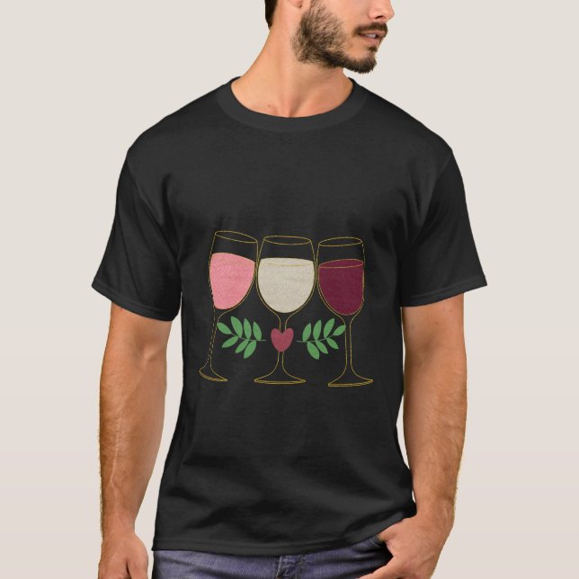 Camiseta Wine Trio (Anverso)