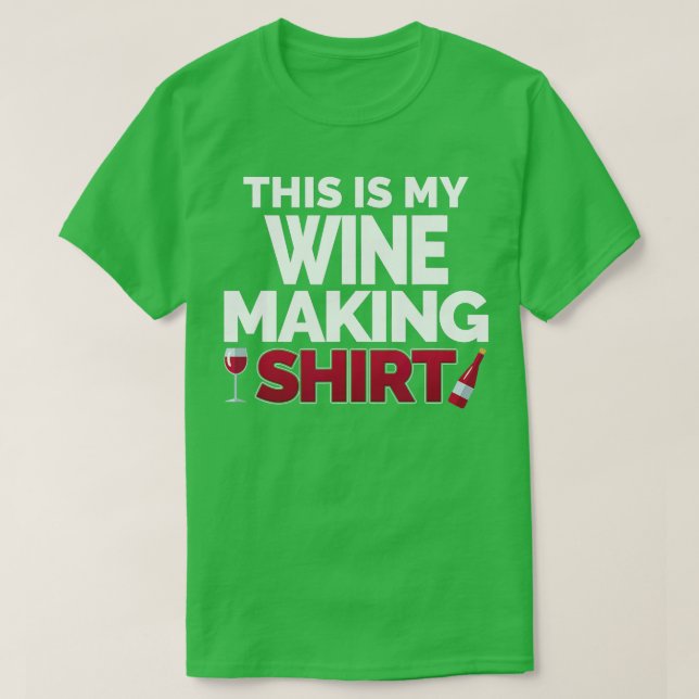 Camiseta Winemaker Este es mi vino para profesionales (Diseño del anverso)