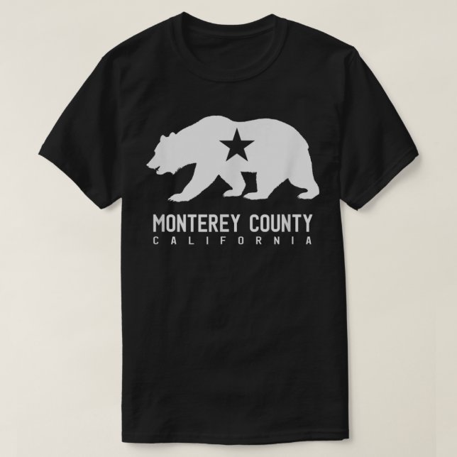 Camiseta Winery del condado de Monterey Bandera de los aman (Diseño del anverso)