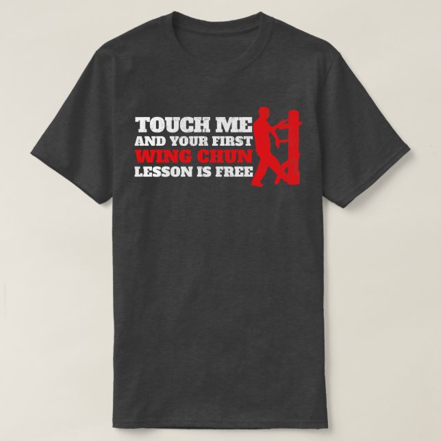 Camiseta Wing Chun (Diseño del anverso)