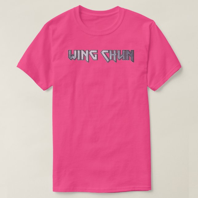 Camiseta Wing Chun (Diseño del anverso)