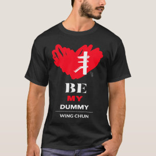Camiseta Wing Chun bobo de madera Valentine grafi angustiad