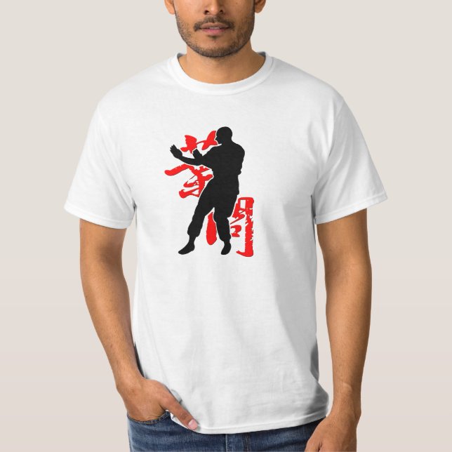 Camiseta Wing Chun "Entrenamiento" (Anverso)