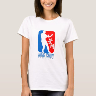 Camiseta Wing Chun Fighter (rojo) Ip Man Linage