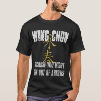 Camiseta Wing Chun, no arrows