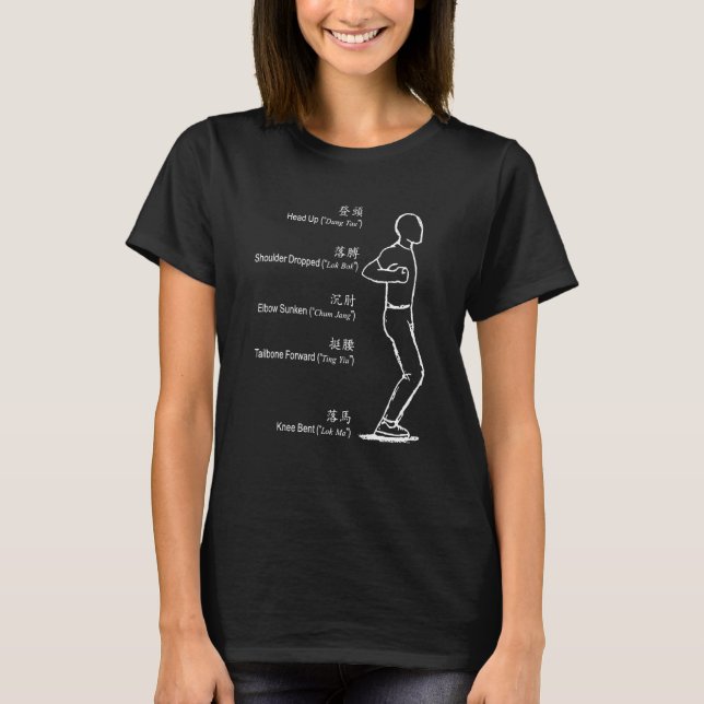 Camiseta Wing Chun Wing Tsun Kung Fu Mial Combat Sports Clu (Anverso)