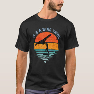 Camiseta Wing Foling Surf Surfing Foiler Retro Vintage Sur