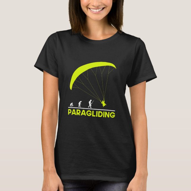 Camiseta Wing Parachute Paraglider Parapente (Anverso)