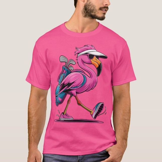 Camiseta Wing Ping Flamingo Golf Gafas de sol Mujeres Damas (Anverso)