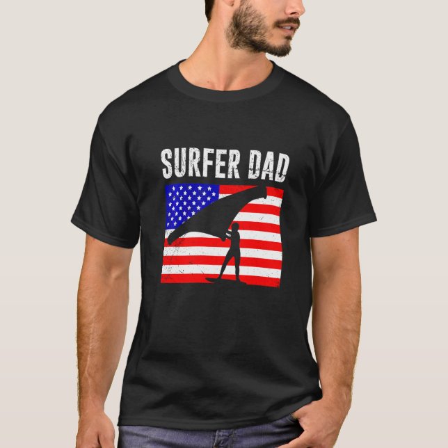 Camiseta Wing Surf Dad Usa Wing Foiler (Anverso)