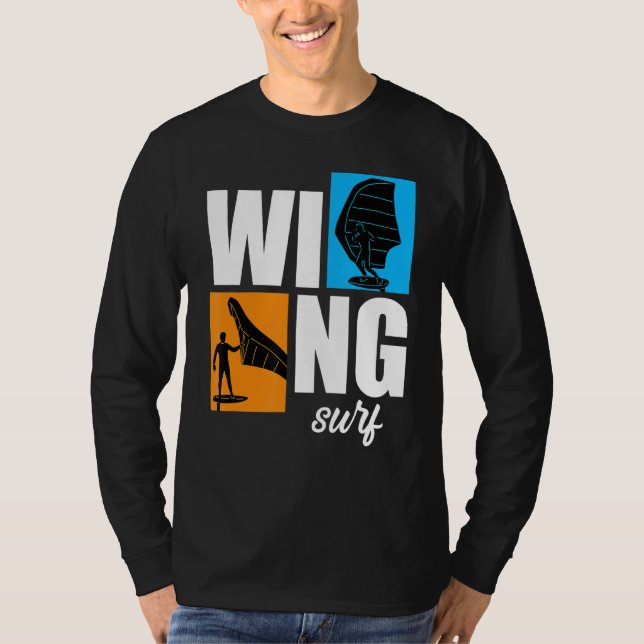 Camiseta Wing Surf Wingfoil Wingsurf Retro (Anverso)