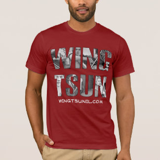 Camiseta Wing Tsun Illinois Red Tee con libro de historieta
