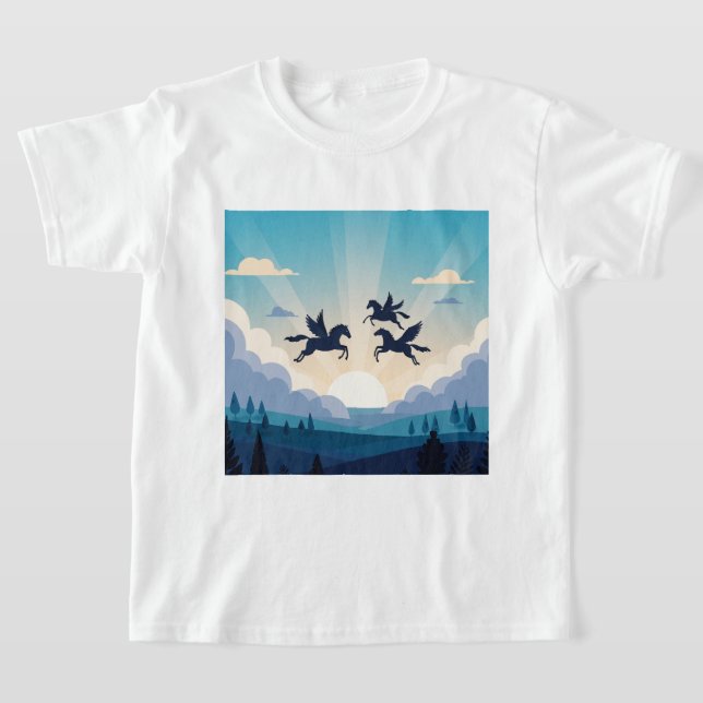 Camiseta Winged horses (Distribución)