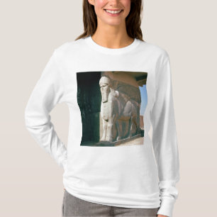 Camiseta Winged humano-dirigió el toro, período Neo-Asiri