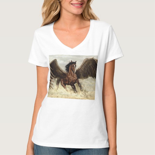 Camiseta Winged Pegasus (Anverso)