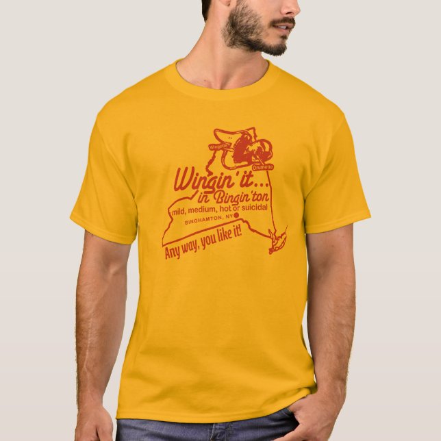 Camiseta Wingin' it en Binghamton (Anverso)