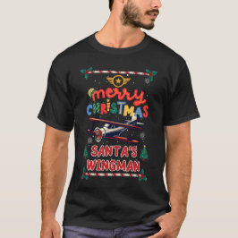 Camiseta Wingman de Santa Claus - Piloto de Navidades de av
