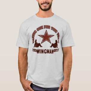 Camiseta Wingman que toma uno para el equipo