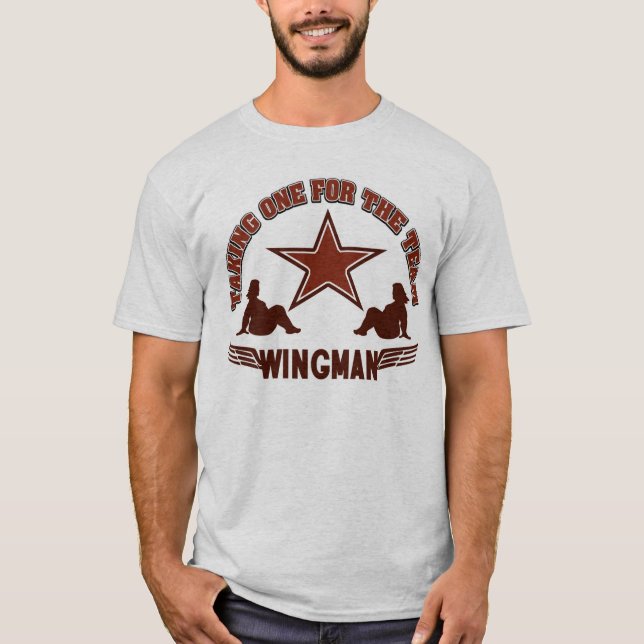 Camiseta Wingman que toma uno para el equipo (Anverso)
