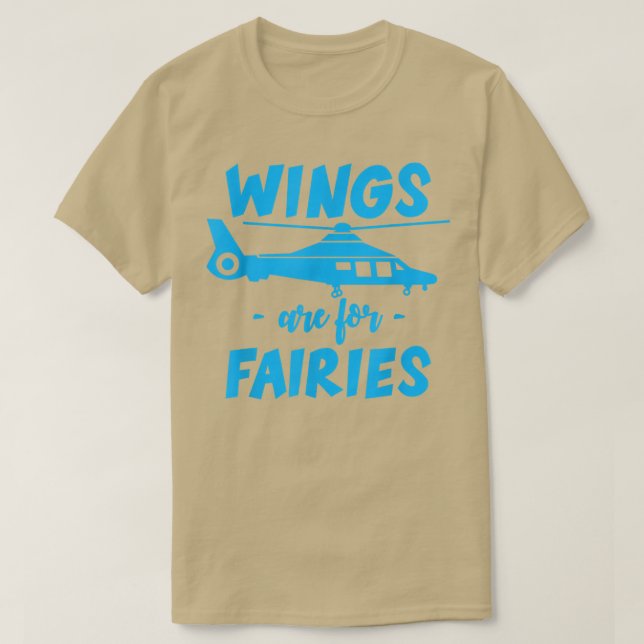 Camiseta Wings Are For Fairies --  (Diseño del anverso)
