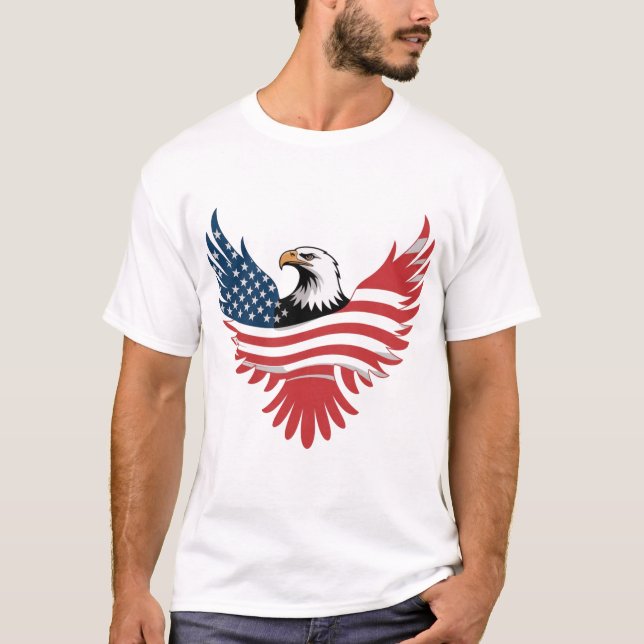 Camiseta Wings of Freedom – American Eagle USA (Anverso)