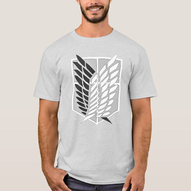 Camiseta Wings of Freedom — Survey Corps Emblem Tee (Anverso)