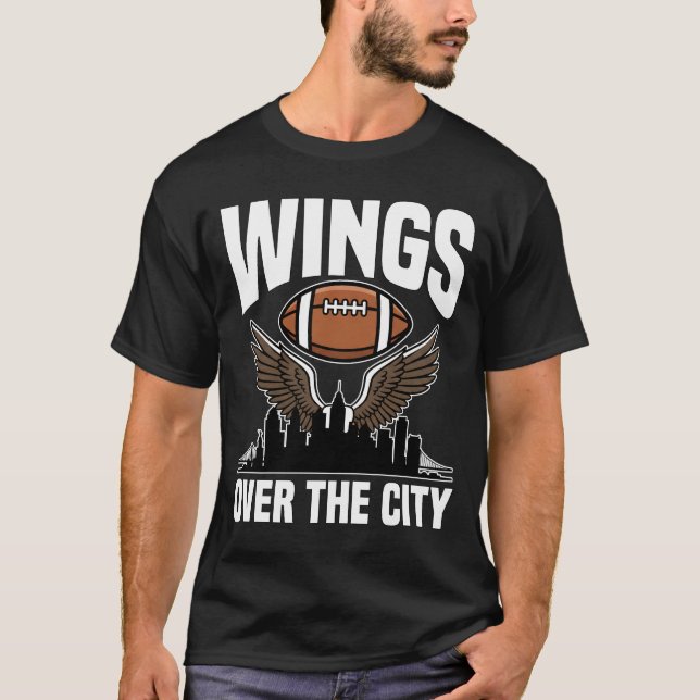 CAMISETA WINGS OVER THE CITY - PHILADELPHIA FOOTBALL (Anverso)