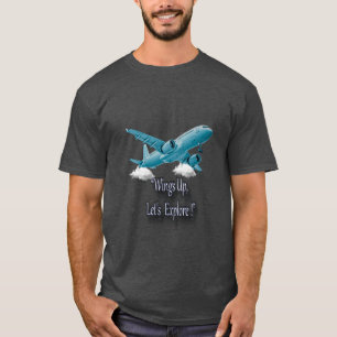 Camiseta Wings Up, Exploremos!