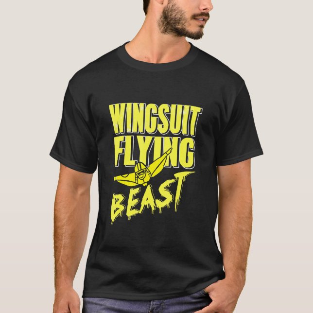 Camiseta Wingsuit Flying Beast Wingsuding Wingsuit Base Ju (Anverso)